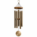 Carillon à vent suspendu 85 cm en métal et bois bronze style classique