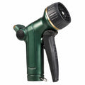 Pistolet d'arrosage 20 x 16 cm en plastique vert noir à jet réglable